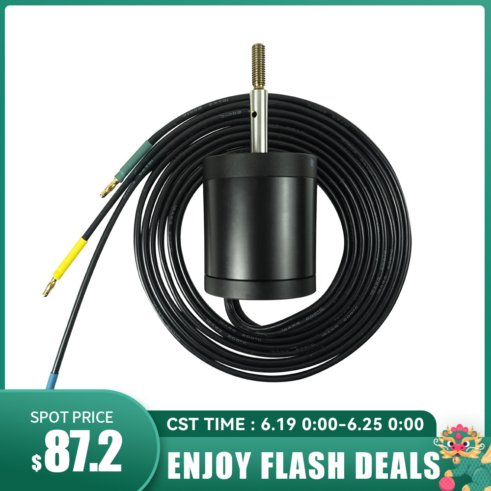 Flash Deals Flipsky Waterproof Brushless DC 6374 Motor 140KV 3600W for Surfing Boat Underwater Thruster |Hydro | Efoil