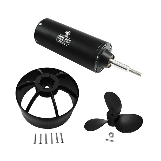 Brushless Motor Sensorless Amphibious Fully Waterproof motor 65161 120KV | 100KV 6000W for Efoil | Ejet boards | Ebike | Electric Surfboard