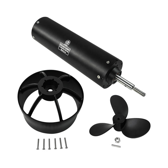 Flipsky 65220 Motor 120KV 6000W Round With Thread Shaft Integrated ESC | IP68 BLDC Motor / ESC 2-in-1 Combo For Surfing Boat Underwater Thruster | Hydro | Efoil