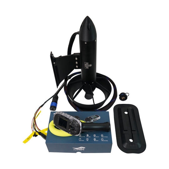 Flipsky Brushless Motor 65220 6000W Round With Thread Shaft Integrated ESC Waterproof Underwater Thruster electric boat thruster for ROV RC Boat /Jet boards /Outboard motor / Drive boat jet