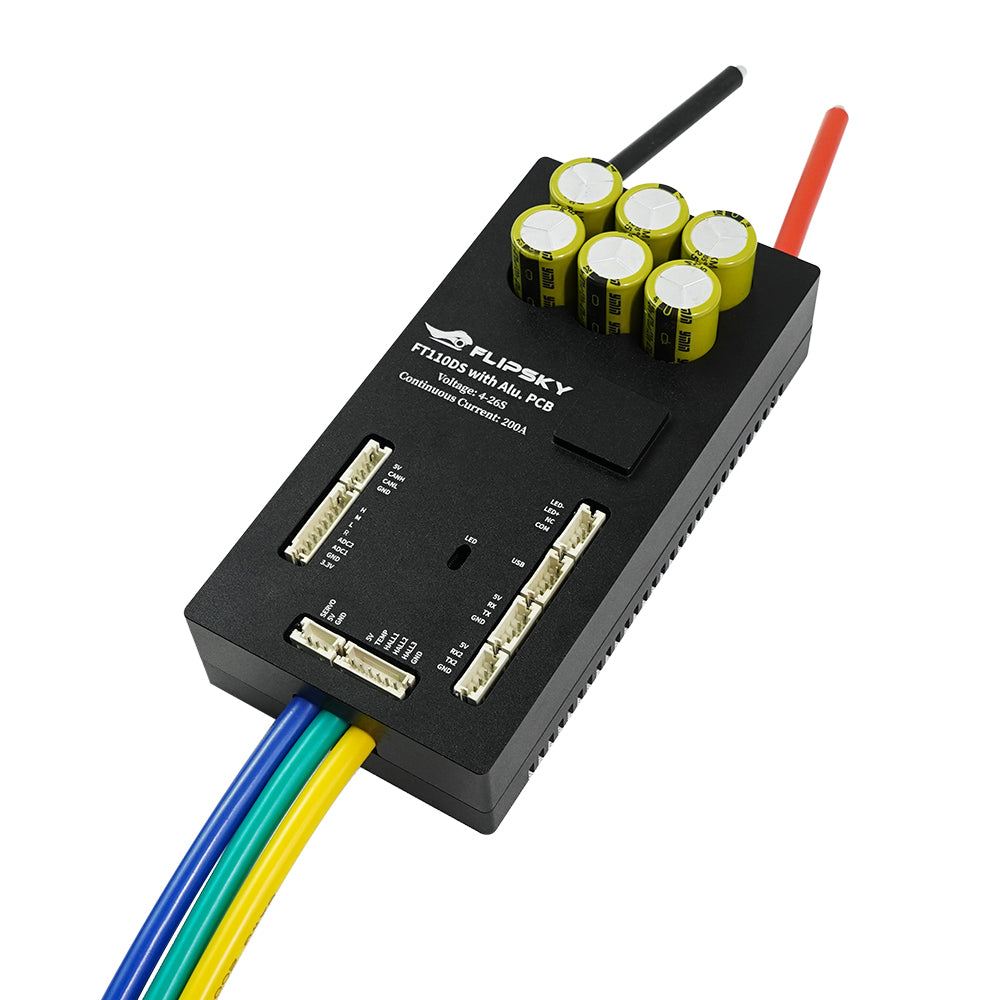 Flipsky FT110DS ESC 110V 200A With Aluminum Enclosure NON-VESC For Electric Skateboard /Ebike Speed Controller / Electric Scooter / Electric Motorcycle / Robotics
