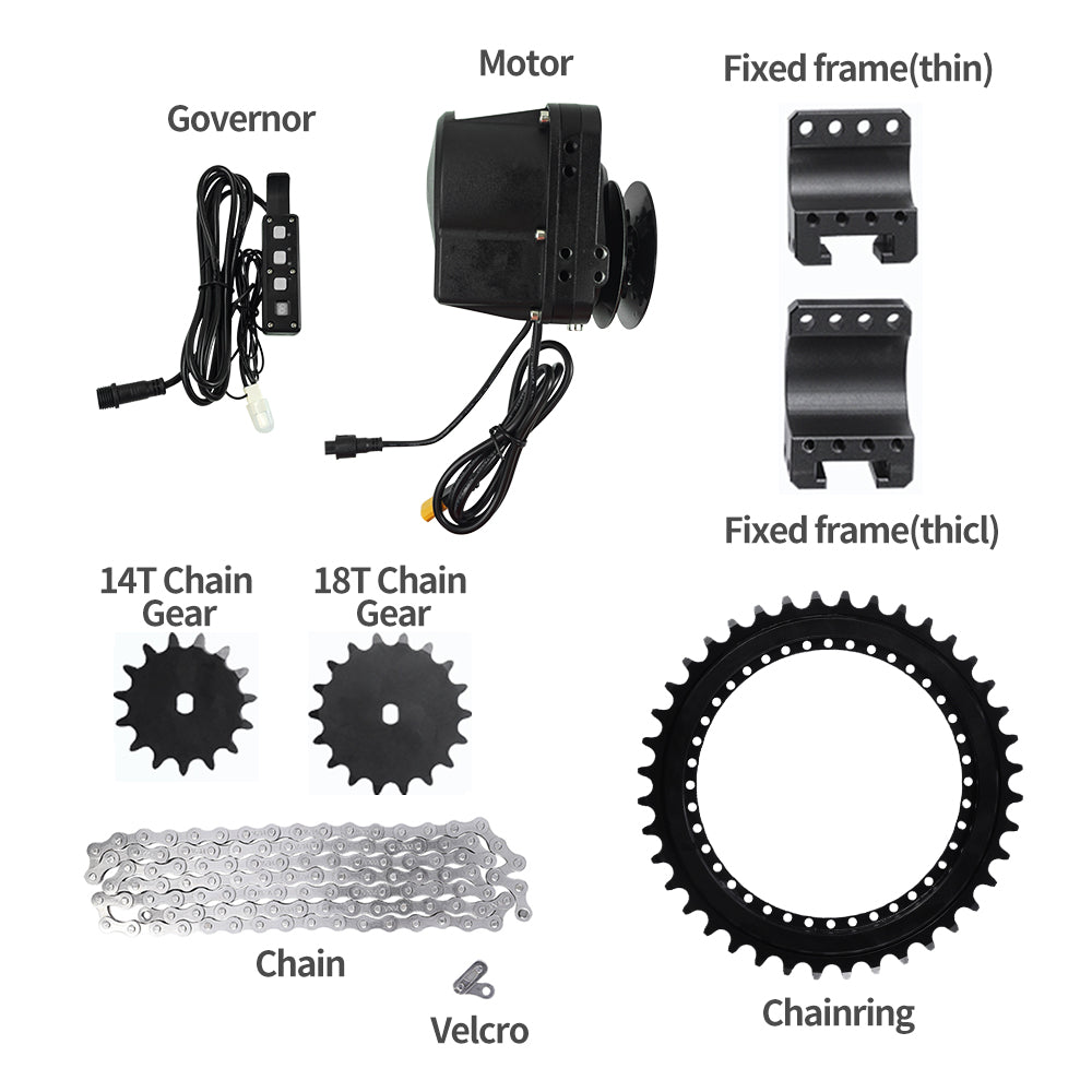 Flipsky Z9 Bicycle Speed Booster Kit for Increased Speed With 48V 5.2AH / 9AH Battery