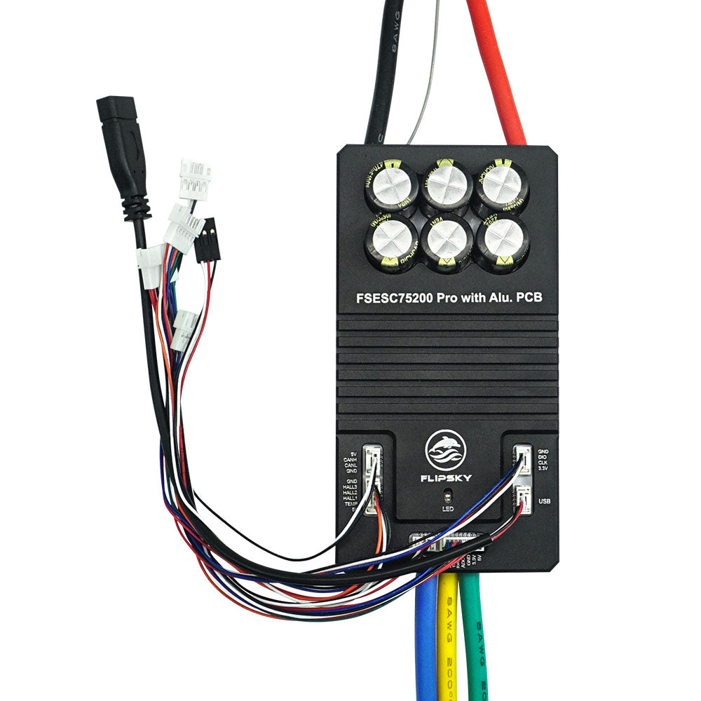 Flipsky 75200 Pro 84V High Current With Aluminum PCB Based on VESC For Fighting Robot Surfboard AGV Robot - FLIPSKY