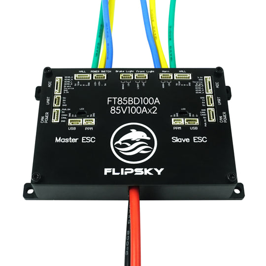 Flipsky FT85BD Dual ESC 85V 200A With Aluminum Case NON-VESC For Electric Skateboard / Electric Scooter / Ebike Speed Controller / Electric Motorcycle / Robotics