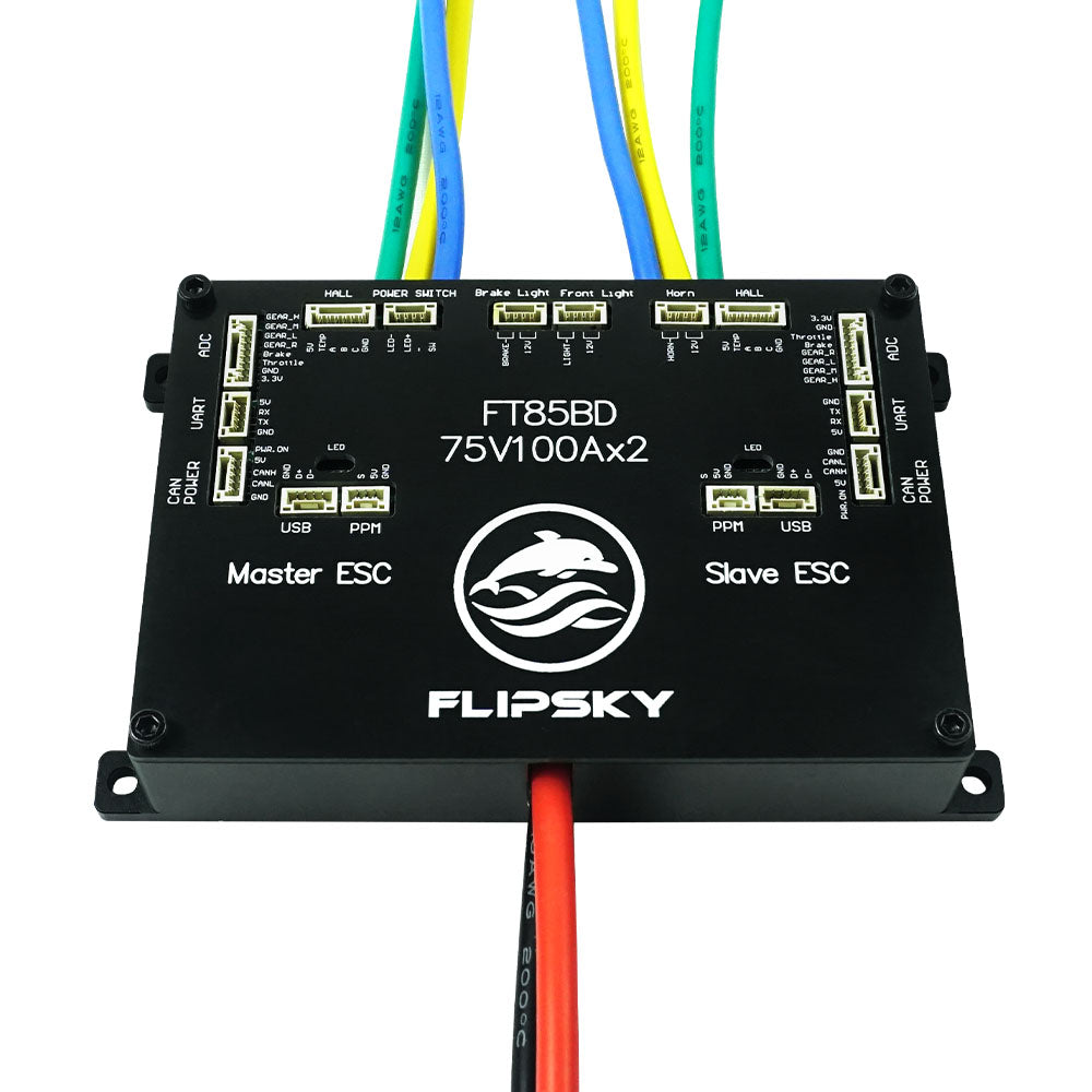 FLIPSKY FT85BD Dual ESC With Aluminum Case NON-VESC For Electric Skateboard / Scooter / Ebike Speed Controller / Electric Motorcycle / Robotics - FLIPSKY