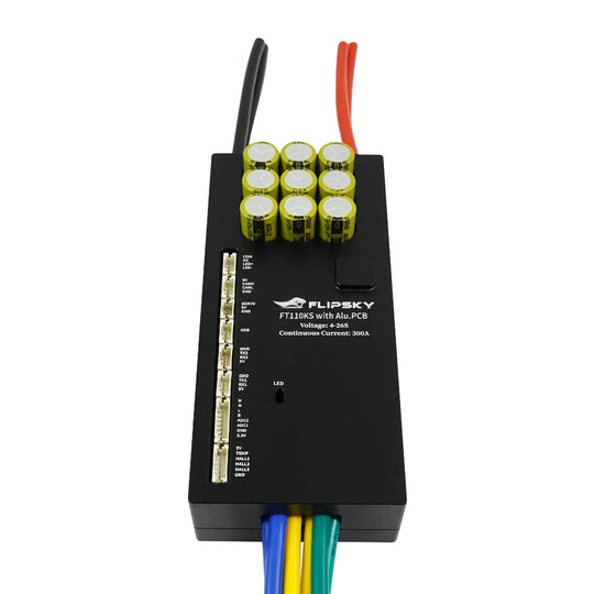 Flipsky FT110KS High Voltage ESC 110V 300A With Aluminum PCB NON-VESC For Electric Skateboard / Electric Scooter / Ebike Speed Controller / Electric Motorcycle / Robotics