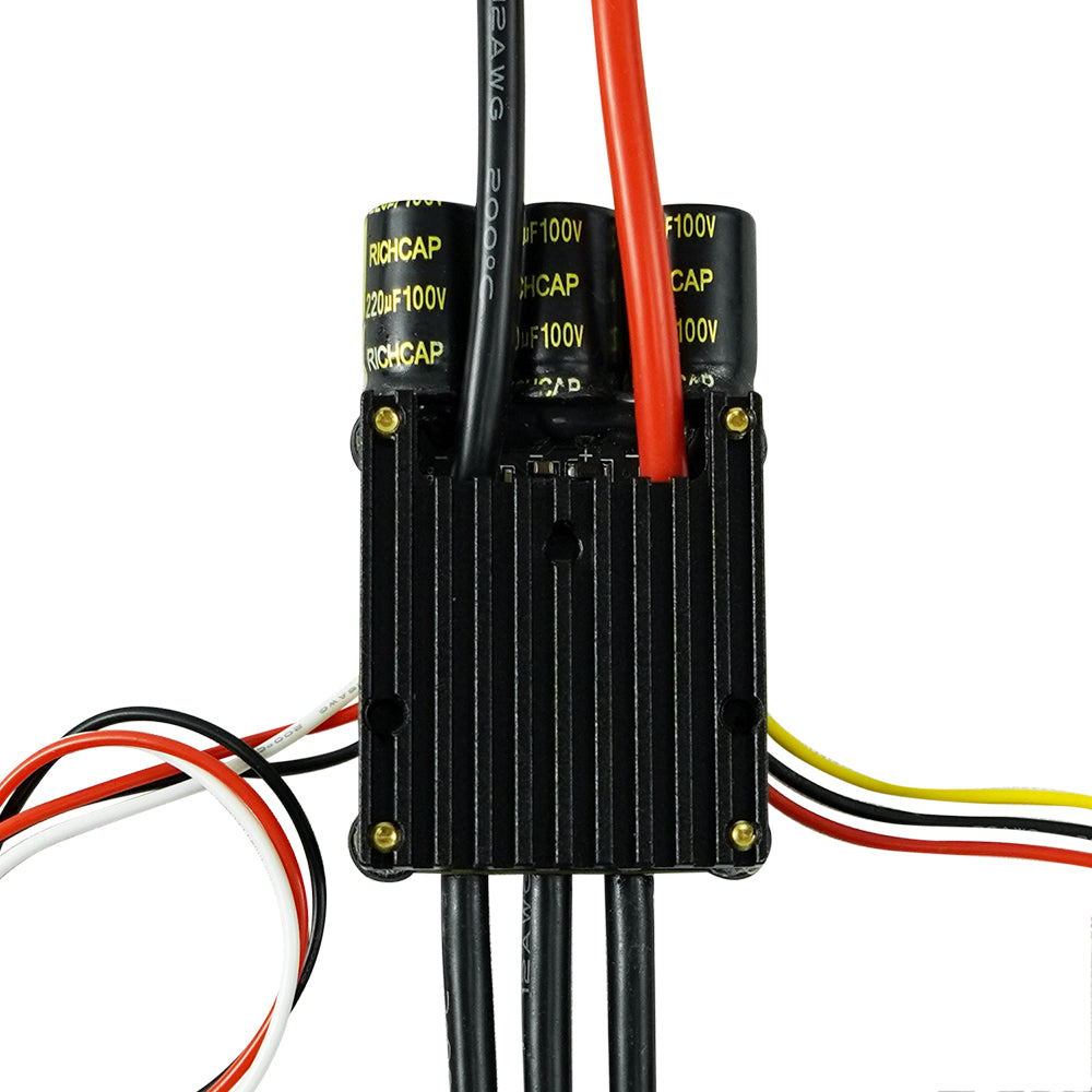 FLIPSKY Mini V6 MK5 With Power Button base on VESC_6_MK5 With Aluminum Anodized Heat Sink
