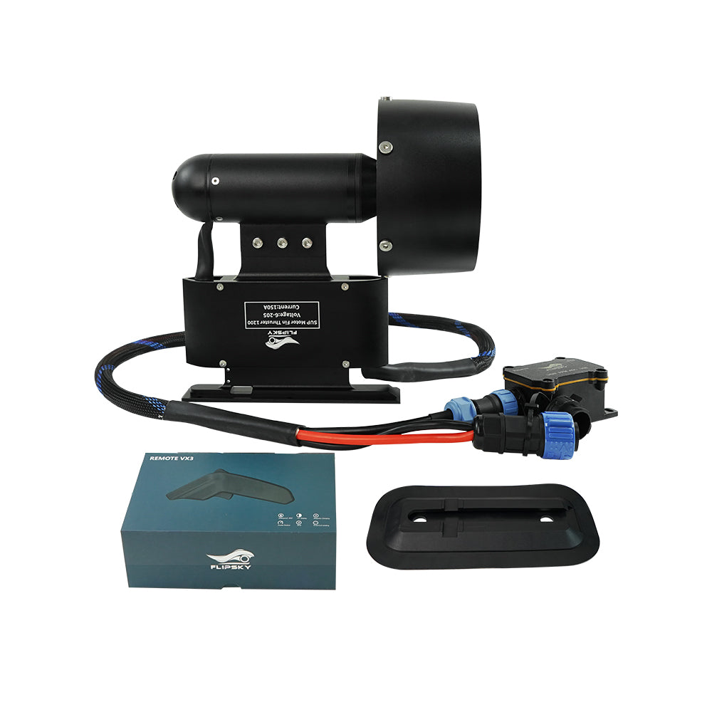 Flipsky SUP Motor Fin Thruster 1200 1900W Waterproof Underwater Thruster electric boat thruster For Motor Kayak Paddle Surf Board/Jet boards /Outboard motor / Drive boat jet