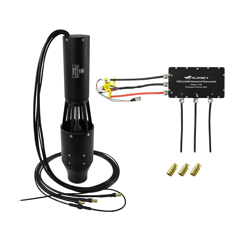 Flipsky E-Jet Pump Thruster 4400 8800W High-Performance Underwater Thruster For Marine/Underwater Propulsion/Kayaks/Inflatable Boats/Small Watercraft/Fishing Boats