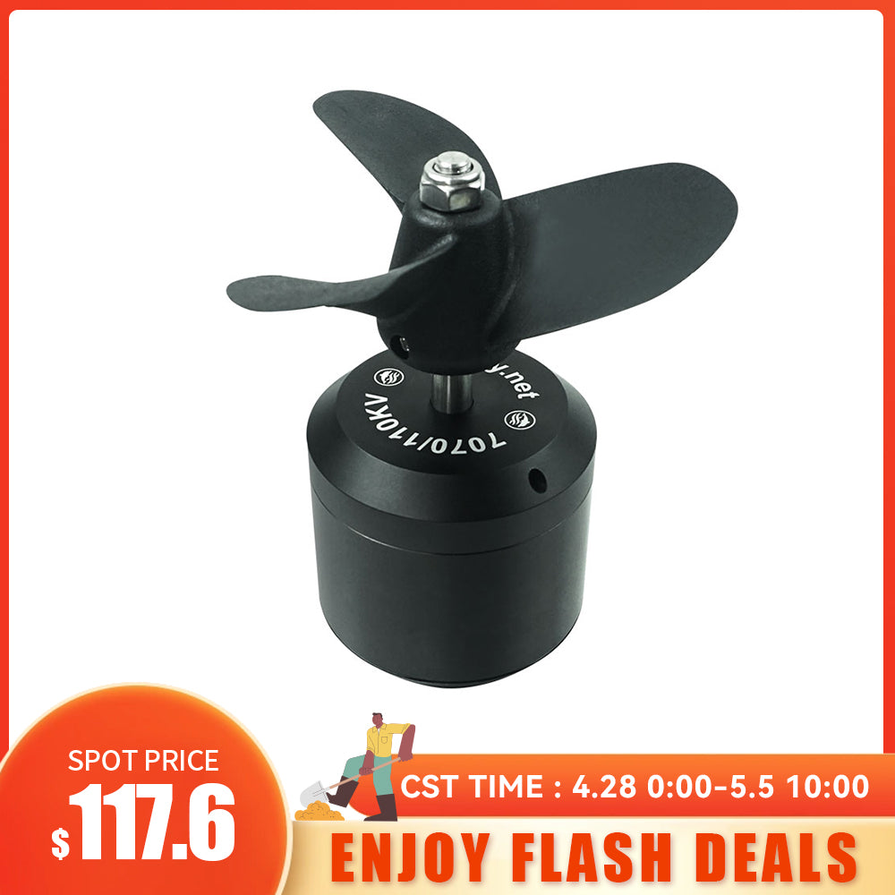 Flipsky Waterproof Brushless 7070 Motor 110KV 4200W for Surfing Boat Underwater Thruster |Hydro | Efoil