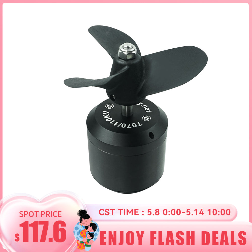 Flipsky Waterproof Brushless 7070 Motor 110KV 4200W for Surfing Boat Underwater Thruster |Hydro | Efoil