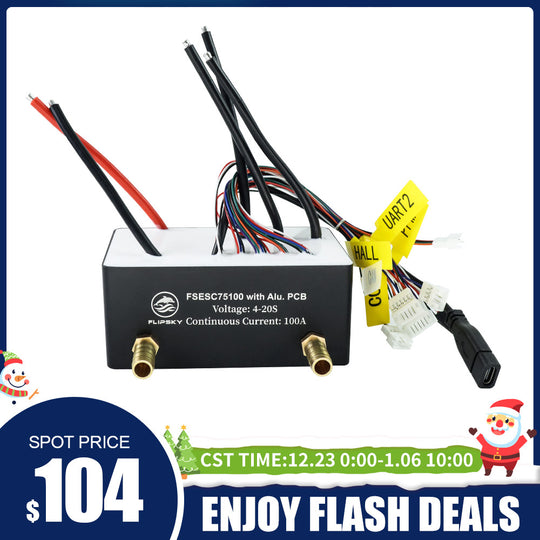 Flash Deals Flipsky 75100 With Aluminum PCB Based on VESC For Electric Skateboard / Scooter / Ebike Speed Controller