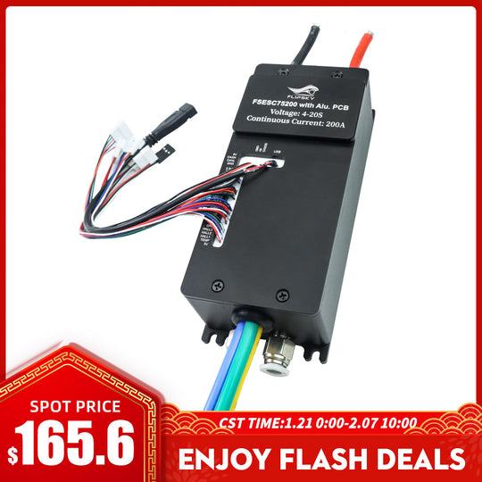 Flash Deals Flipsky 75200 84V High Current With Aluminum PCB Based on VESC For Fighting Robot Surfboard AGV Robot