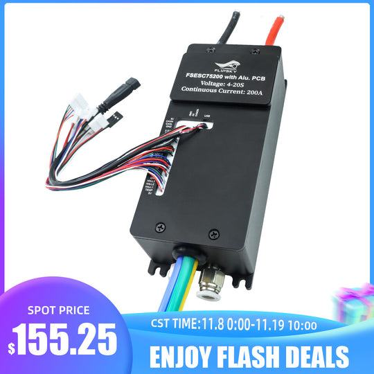 Flipsky 75200 84V High Current With Aluminum PCB Based on VESC For Fighting Robot Surfboard AGV Robot