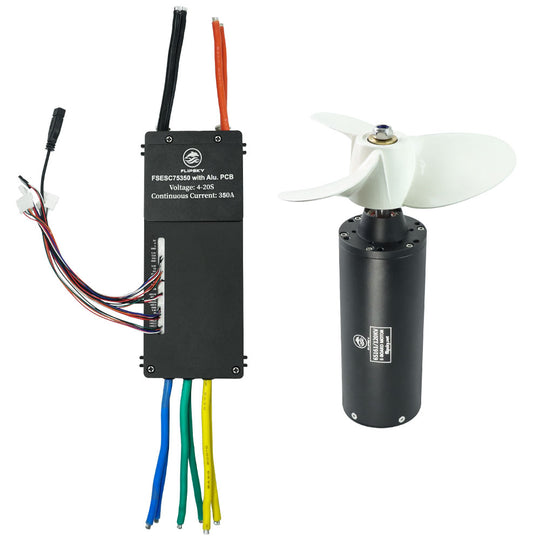 Group W7 Water Sports Kit (Includes High Current FSESC75300 /75200 and 65161 Motor) - FLIPSKY