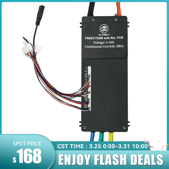 Flipsky FSESC 75350 84V High Current 350A ESC Base On Vesc With Aluminum Case Water Cooling Enclosure For E-Foil Fighting Robot Surfboard AGV Robot