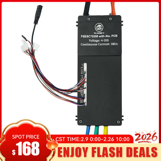 Flipsky FSESC 75350 84V High Current 350A ESC Base On Vesc With Aluminum Case Water Cooling Enclosure For E-Foil Fighting Robot Surfboard AGV Robot