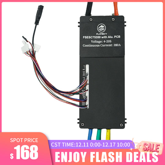 Flipsky FSESC 75350 84V High Current 350A ESC Base On Vesc With Aluminum Case Water Cooling Enclosure For E-Foil Fighting Robot Surfboard AGV Robot
