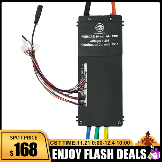 Flipsky FSESC 75350 84V High Current 350A ESC Base On Vesc With Aluminum Case Water Cooling Enclosure For E-Foil Fighting Robot Surfboard AGV Robot