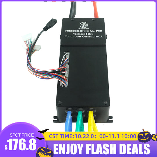 Flash Deals Flipsky FSESC 75350 84V High Current 350A ESC Base On Vesc With Aluminum Case Water Cooling Enclosure For E-Foil Fighting Robot Surfboard AGV Robot