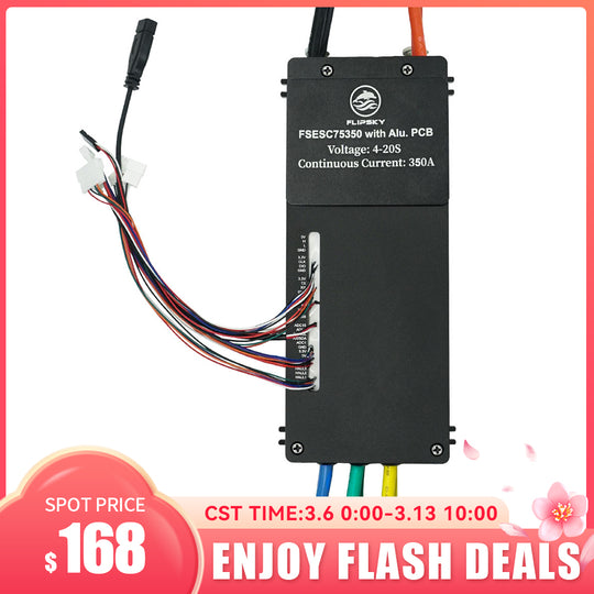 Flipsky FSESC 75350 84V High Current 350A ESC Base On Vesc With Aluminum Case Water Cooling Enclosure For E-Foil Fighting Robot Surfboard AGV Robot