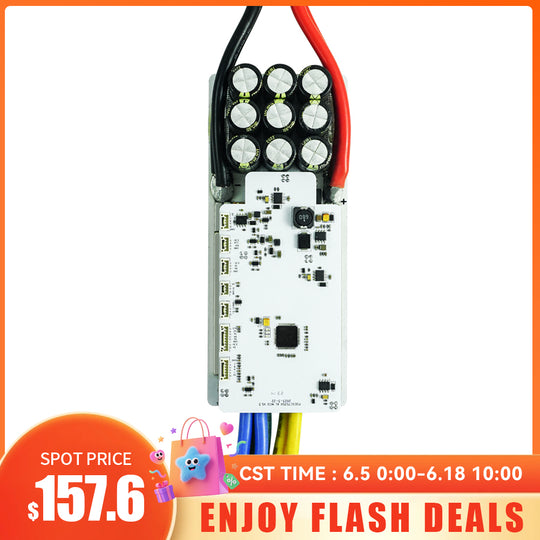 Flash Deals Flipsky FSESC 75350 84V High Current 350A ESC Base On Vesc With Aluminum Case Water Cooling Enclosure For E-Foil Fighting Robot Surfboard AGV Robot