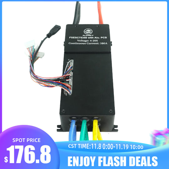 Flipsky FSESC 75350 84V High Current 350A ESC Base On Vesc With Aluminum Case Water Cooling Enclosure For E-Foil Fighting Robot Surfboard AGV Robot