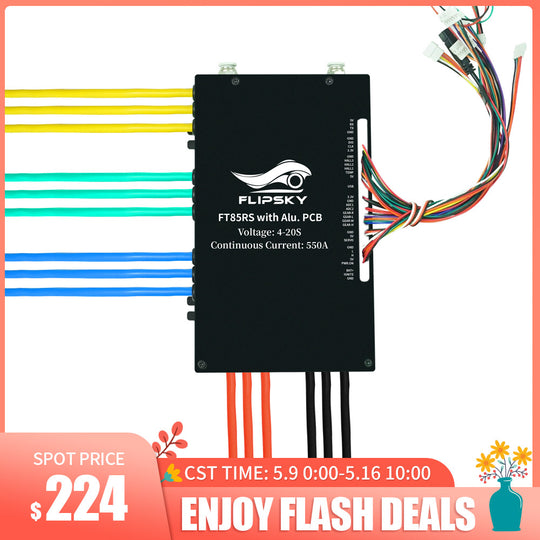 Flash Deals Flipsky FSESC 75450 84V High Current 450A ESC Base On Vesc With Aluminum Case Water Cooling Enclosure For E-Foil Fighting Robot Surfboard AGV Robot