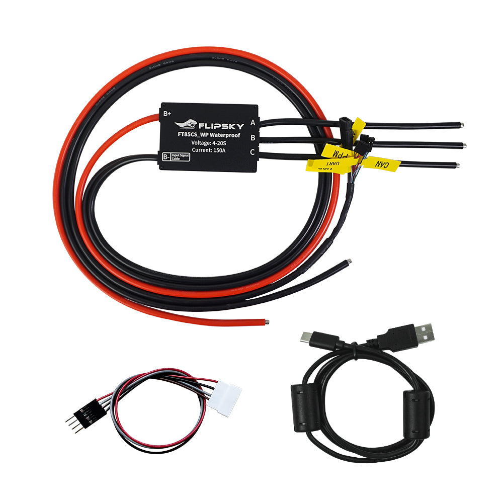 Flipsky IP68 Waterproof NON-VESC FT85CS 85V 150A With Aluminum Enclosure For Electric Scooter / Ebike Speed Controller / Electric Motorcycle / Robotics /  Efoil / Drones