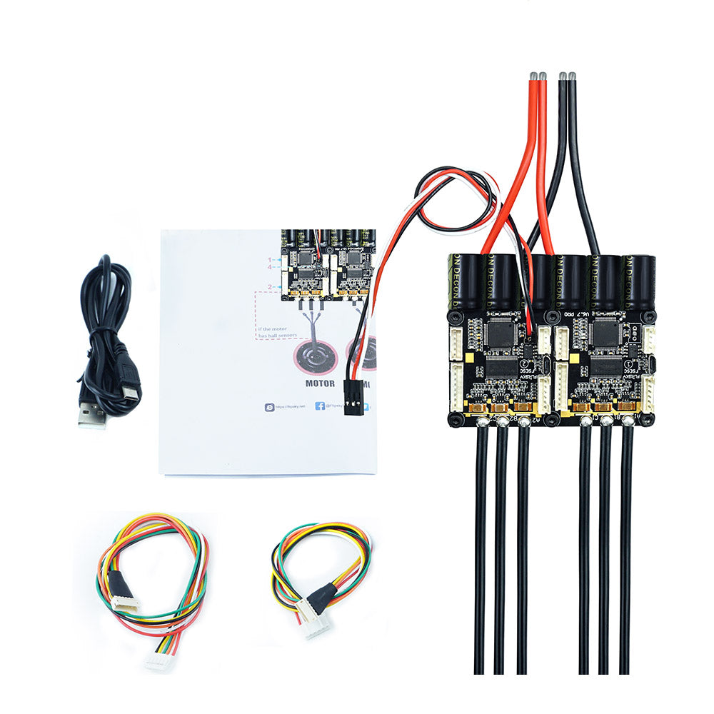 FLIPSKY Dual Mini FSESC6.7 Pro 140A base on VESC6.6 With Aluminum Anodized Heat Sink