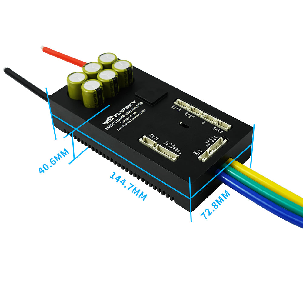 Flipsky FSESC 110200 High Voltage 110V 200A With Aluminum PCB Based on VESC For Fighting Robot Surfboard AGV Robot/Electric Scooter