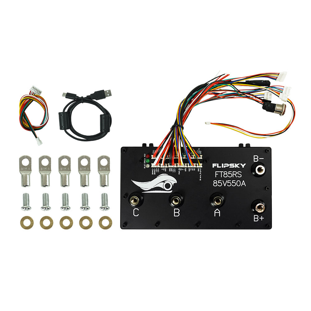 Flash Deals Flipsky FT85RS 85V 550A With Aluminum Enclosure Support PWM Variable Frequency Control And Brake Signal NON-VESC For Electric Skateboard /Ebike Speed Controller / Scooter / Electric Motorcycle / Robotics