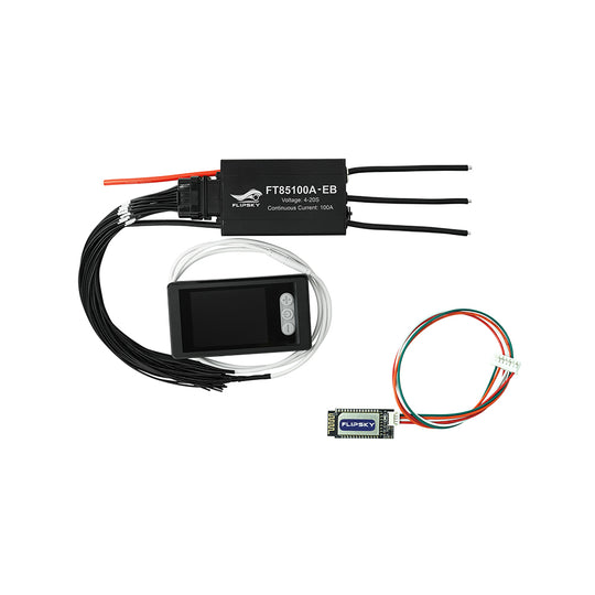 Flipsky FT85100A-EB ESC 85V 100A With TFT Advanced display V3.0 Support PWM Variable Frequency Control And Brake Signal For Ebike Speed Controller