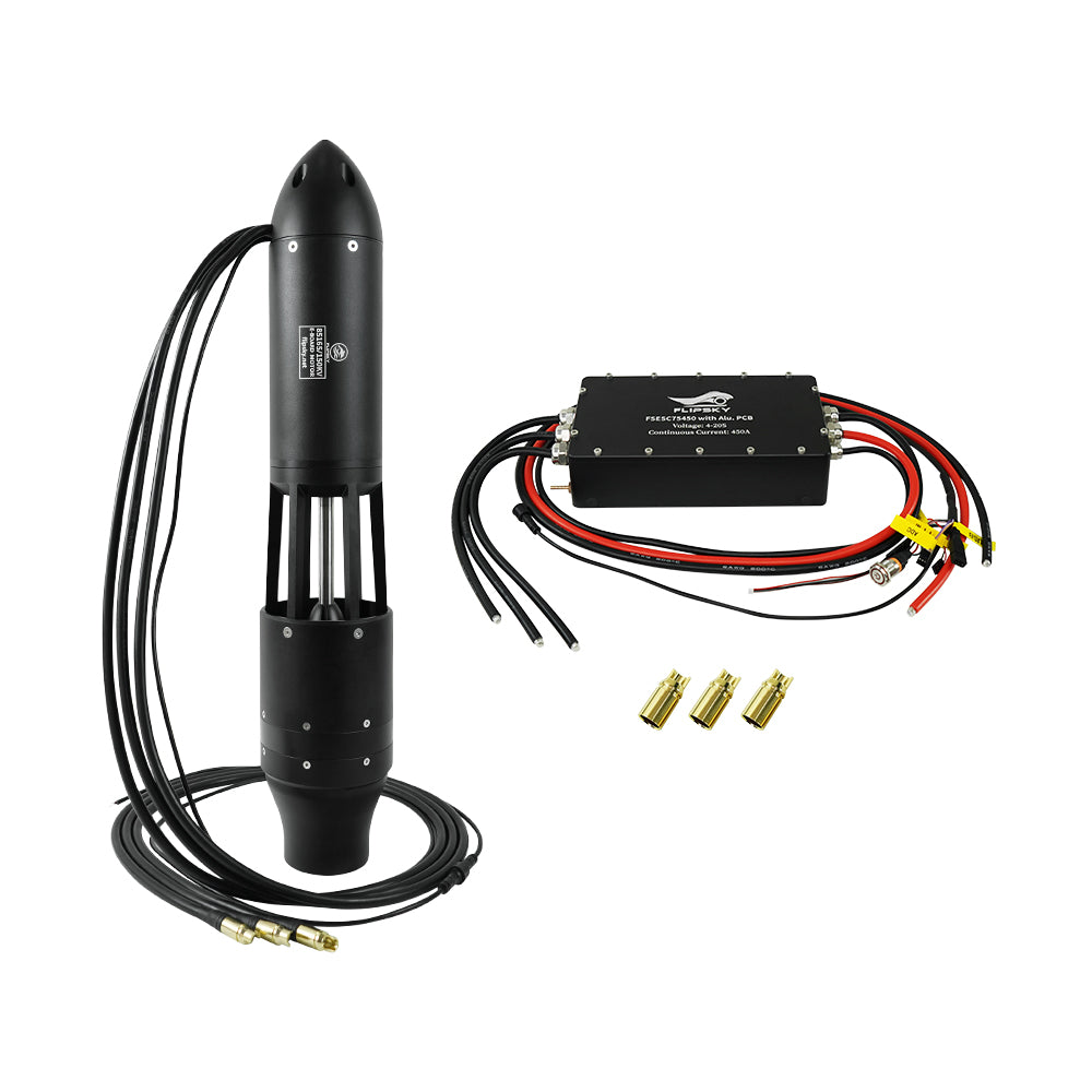 Flipsky E-Jet Pump Thruster 6200 19500W High-Performance Underwater Thruster For Marine/Underwater Propulsion/Kayaks/Inflatable Boats/Small Watercraft/Fishing Boats