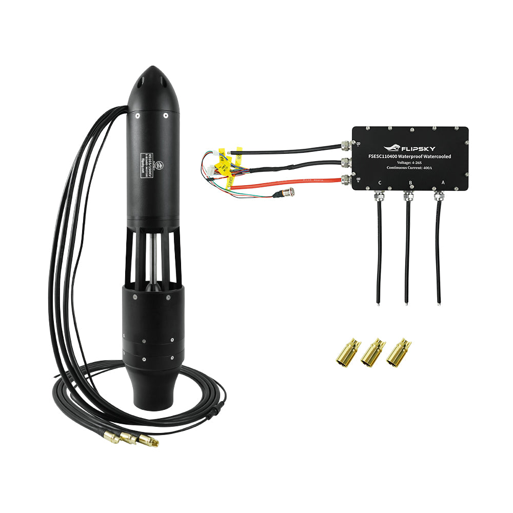 Flipsky E-Jet Pump Thruster 6200 19500W High-Performance Underwater Thruster For Marine/Underwater Propulsion/Kayaks/Inflatable Boats/Small Watercraft/Fishing Boats
