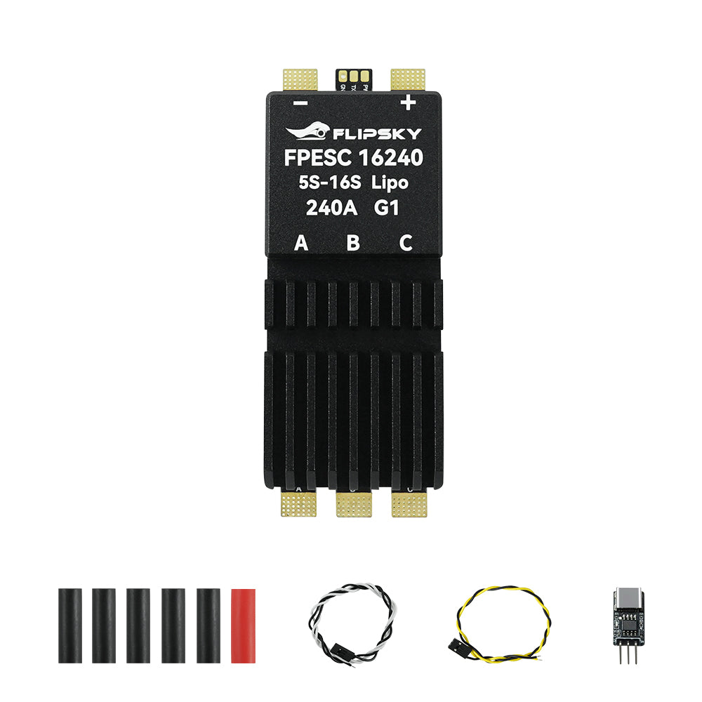 Flipsky FPESC 5S-16S 240A AM32 ESC 120MHZ PWM  For 3D Aircraft, RC Cars & Drones