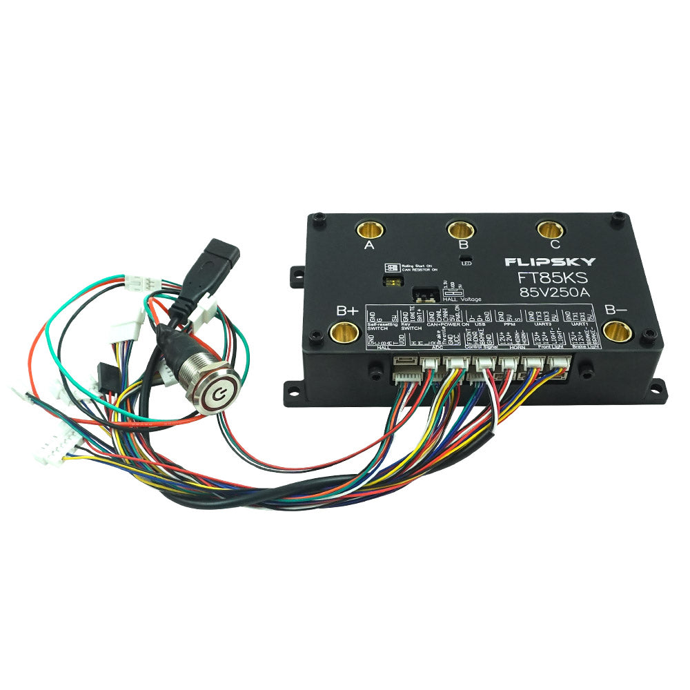 FLIPSKY FT85KS 85V 250A ESC supports ordinary upgrade switches and smart switches NON-VESC For Electric Skateboard / Scooter / Ebike Speed Controller / Electric Motorcycle / Robotics