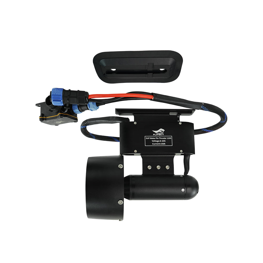 Flipsky SUP Motor Fin Thruster 1200 1900W Waterproof Underwater Thruster electric boat thruster For Motor Kayak Paddle Surf Board/Jet boards /Outboard motor / Drive boat jet