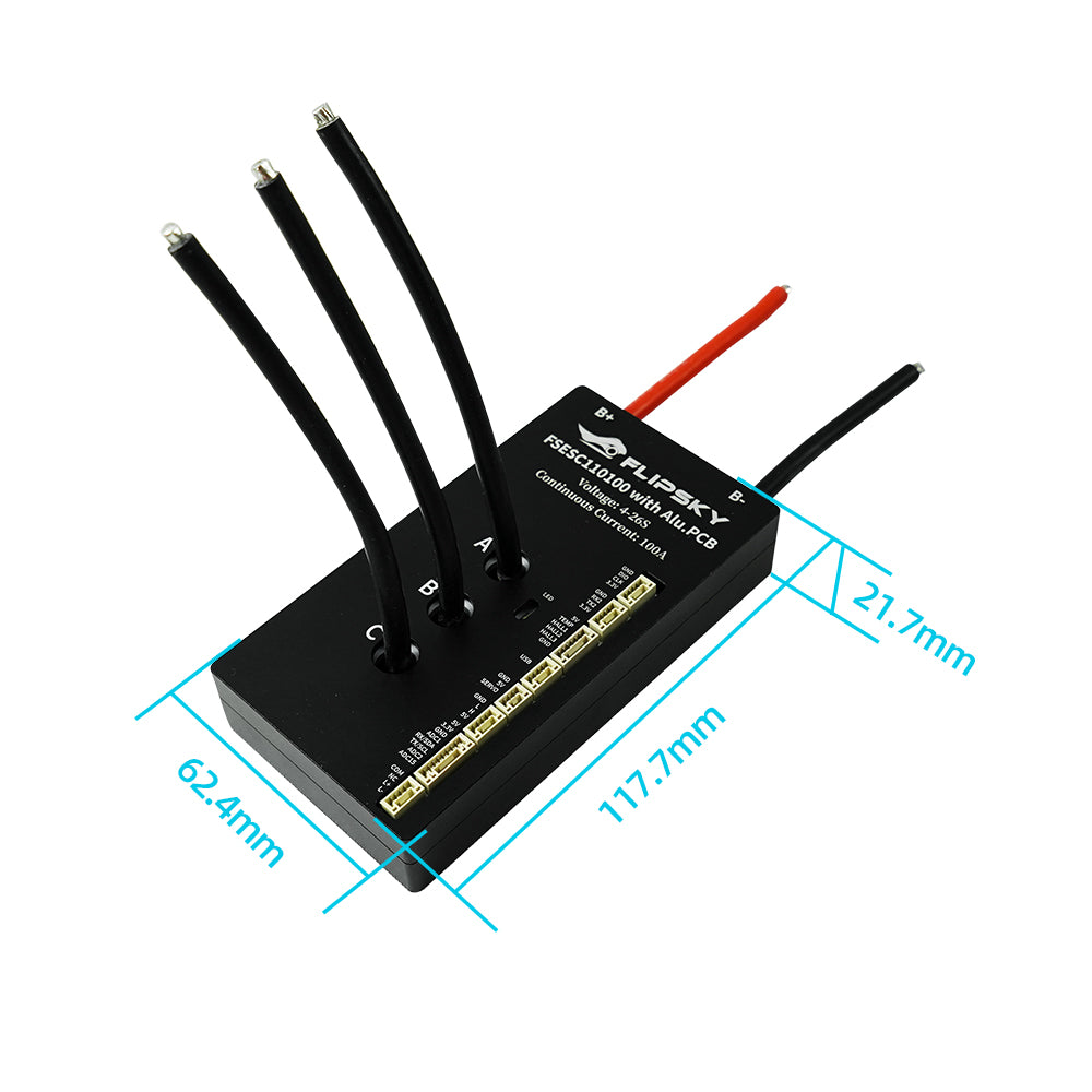 Flipsky FSESC 110100 High Voltage 110V With Aluminum PCB Based on VESC For Fighting Robot Surfboard AGV Robot