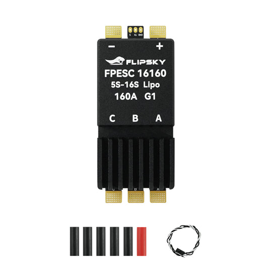 Flipsky FPESC 5S-16S 160A with AM32 Firmware for  For 3D Aircraft, RC Cars & Drones