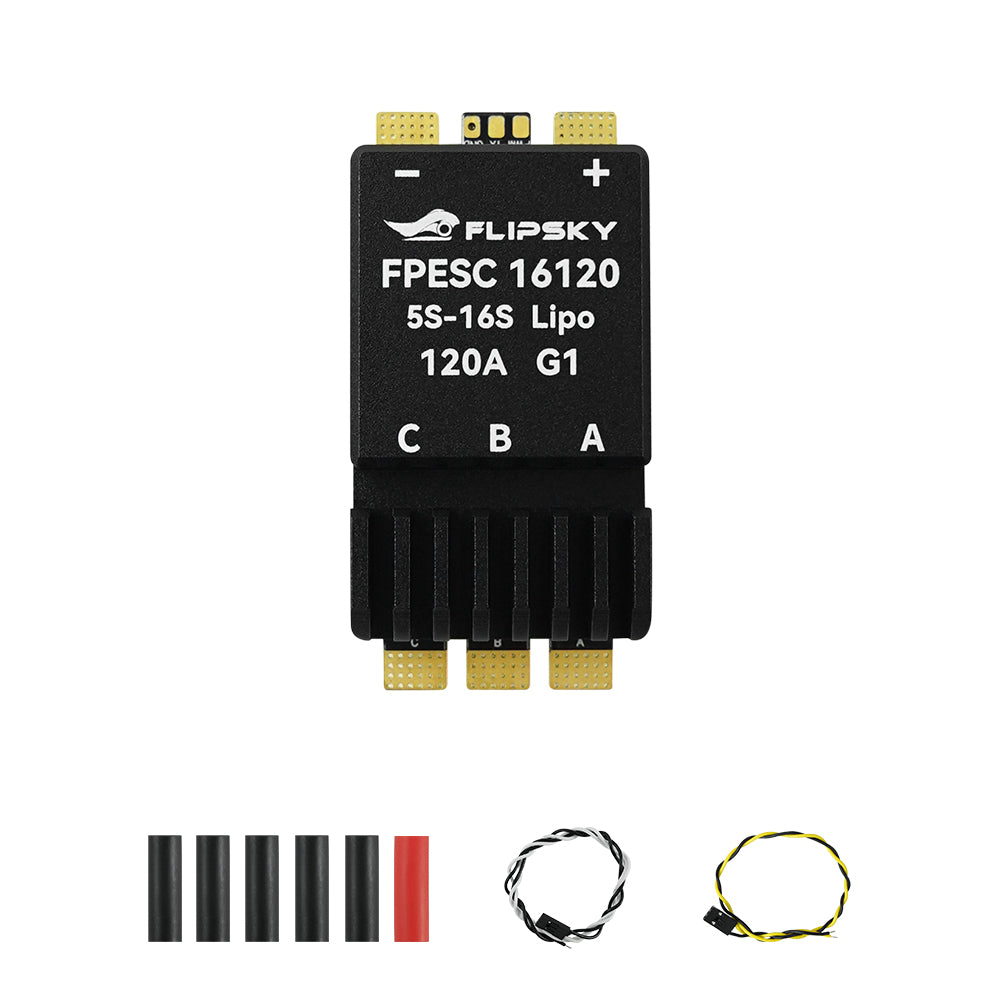 Flipsky FPESC 5S-16S 120A  G1 with AM32 Firmware for For 3D Aircraft, RC Cars & Drones