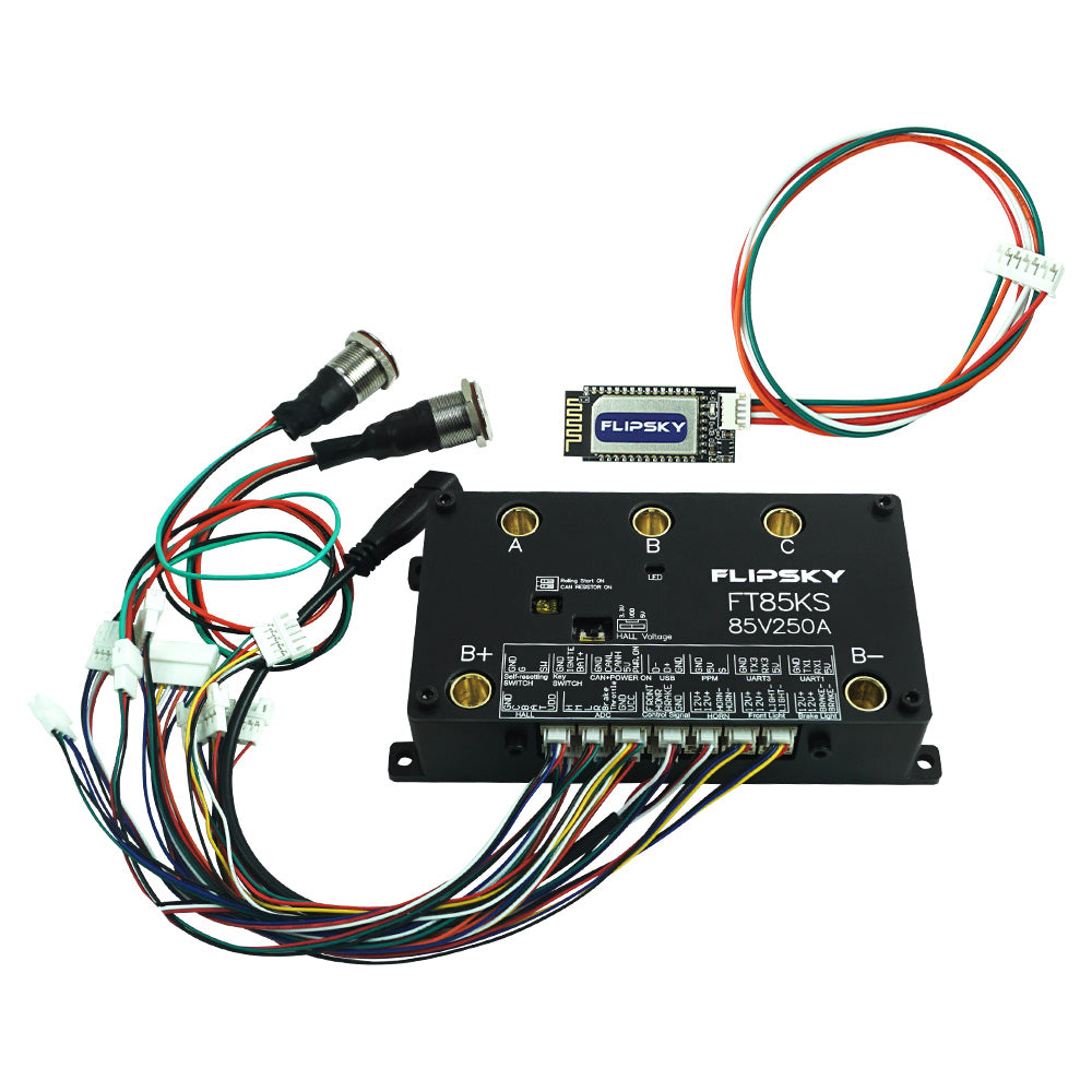 FLIPSKY FT85KS 85V 250A ESC supports ordinary upgrade switches and smart switches NON-VESC For Electric Skateboard / Scooter / Ebike Speed Controller / Electric Motorcycle / Robotics