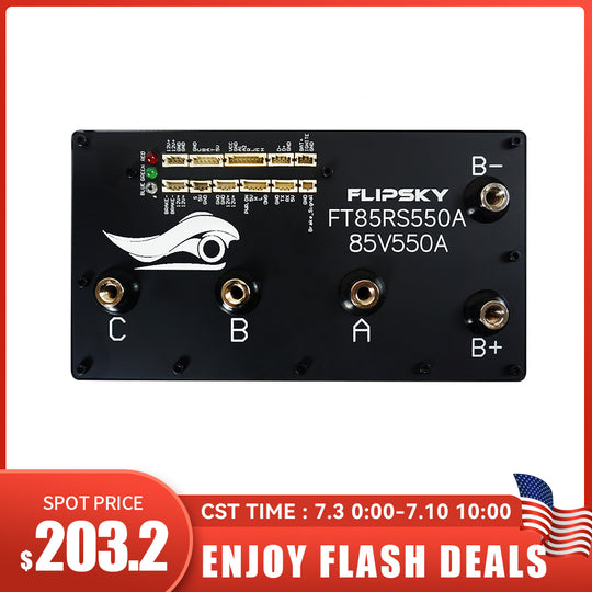 Flash Deals Flipsky FT85RS 85V 550A With Aluminum Enclosure Support PWM Variable Frequency Control And Brake Signal NON-VESC For Electric Skateboard /Ebike Speed Controller / Electric Scooter / Electric Motorcycle / Robotics
