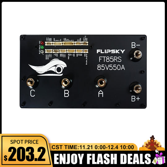 Flipsky FT85RS 85V 550A With Aluminum Enclosure Support PWM Variable Frequency Control And Brake Signal NON-VESC For Electric Skateboard /Ebike Speed Controller / Electric Scooter / Electric Motorcycle / Robotics