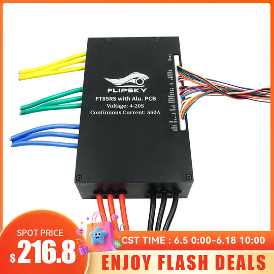 Flash Deals FLIPSKY FT85RS ESC 84V 550A With Aluminum Case Water Cooling Enclosure  NON-VESC For E-Foil Fighting Robot Surfboard AGV Robot