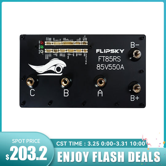 Flipsky FT85RS 85V 550A With Aluminum Enclosure Support PWM Variable Frequency Control And Brake Signal NON-VESC For Electric Skateboard /Ebike Speed Controller / Electric Scooter / Electric Motorcycle / Robotics