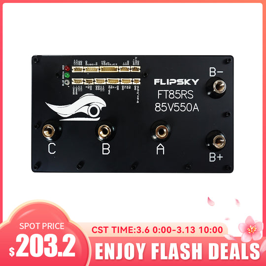 Flipsky FT85RS 85V 550A With Aluminum Enclosure Support PWM Variable Frequency Control And Brake Signal NON-VESC For Electric Skateboard /Ebike Speed Controller / Electric Scooter / Electric Motorcycle / Robotics