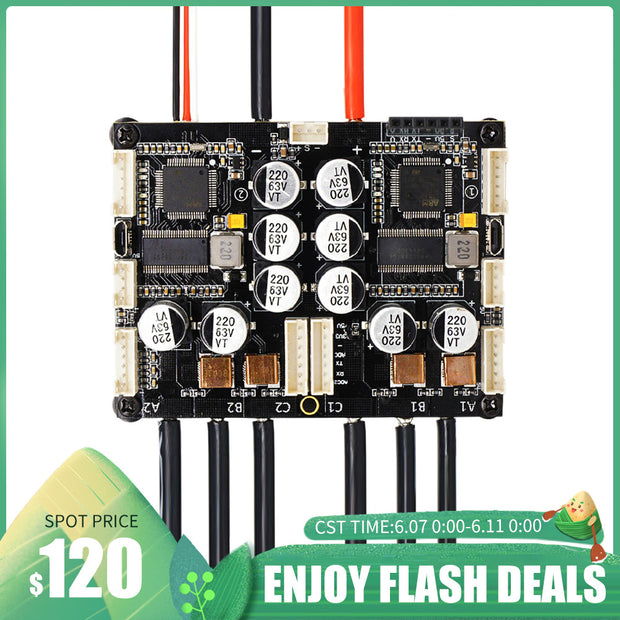 Sunicon Elektro Speed Controller FSESC4.20 50A - Mini Regler Mit Alu-Kühler Für E-Motorräder