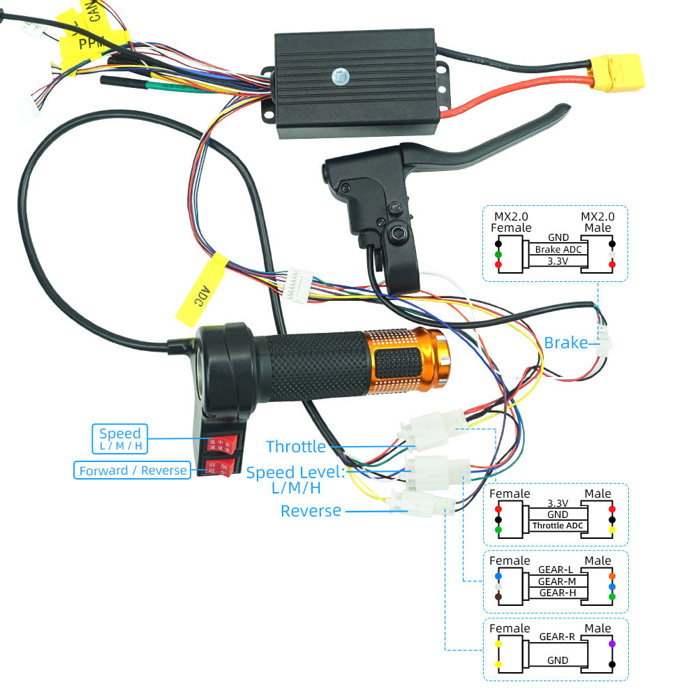 FLIPSKY FT85BS ESC With Aluminum Case NON-VESC For Electric Skateboard / Scooter / Ebike Speed Controller / Electric Motorcycle / Robotics - FLIPSKY