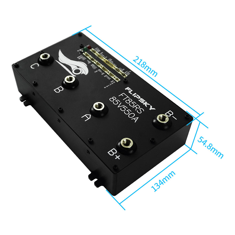 Flash Deals Flipsky FT85RS 85V 550A With Aluminum Enclosure Support PWM Variable Frequency Control And Brake Signal NON-VESC For Electric Skateboard /Ebike Speed Controller / Scooter / Electric Motorcycle / Robotics